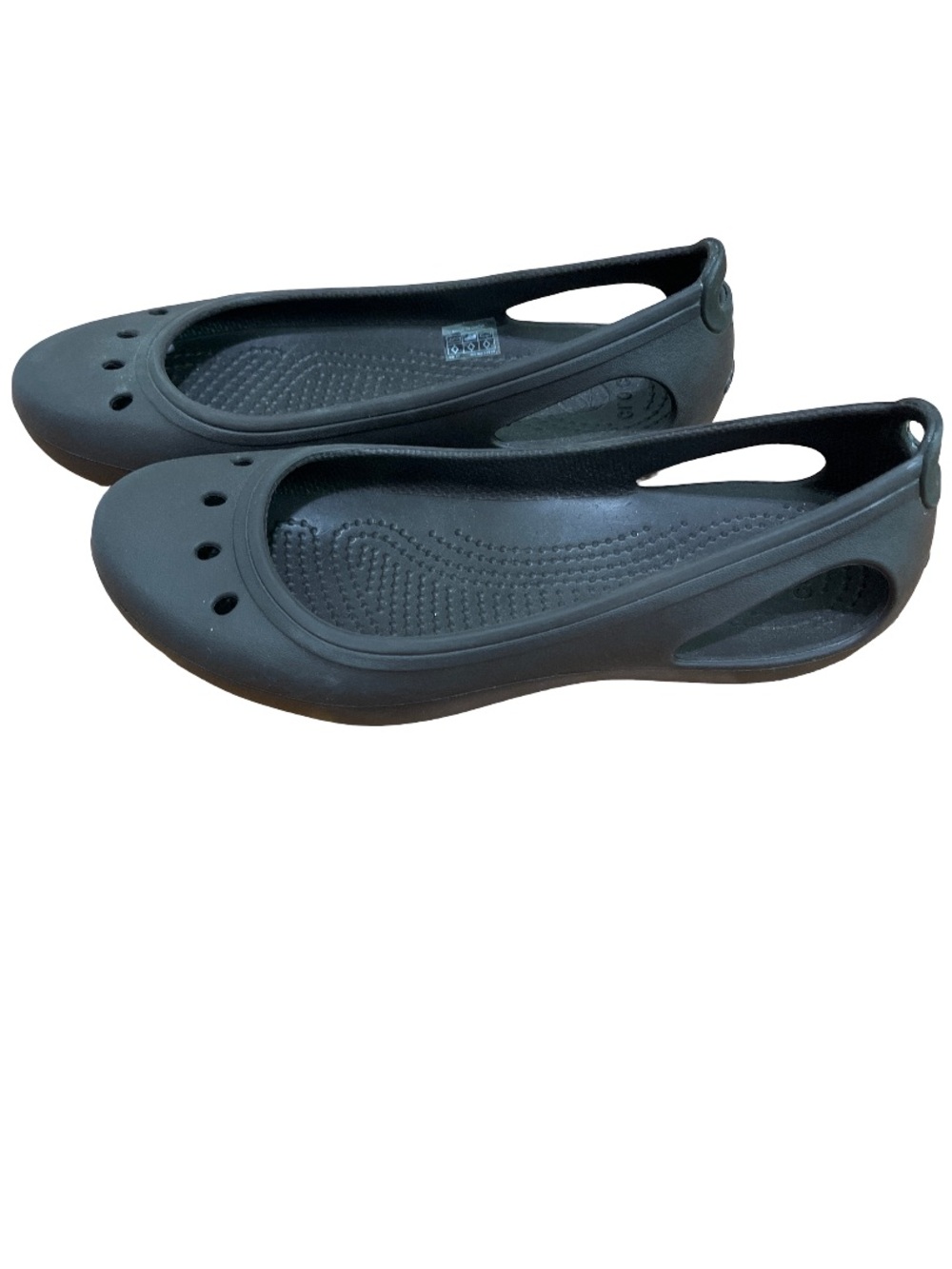 Crocs Womens 6 Chocolate Brown Mary Jane Slip On Comfort Shoes